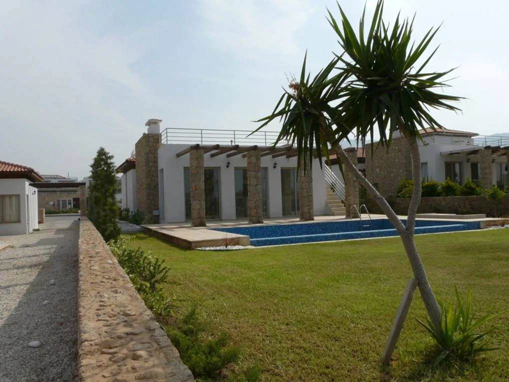 Exterior view showing the house and its architectural form.